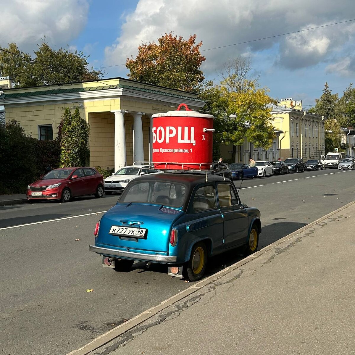 Ресторан находится по адресу г.Пушкин, ул.Оранжерейная 1