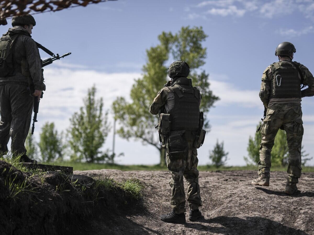    Российские военнослужащие в зоне проведения спецоперации© РИА Новости / Константин Михальчевский