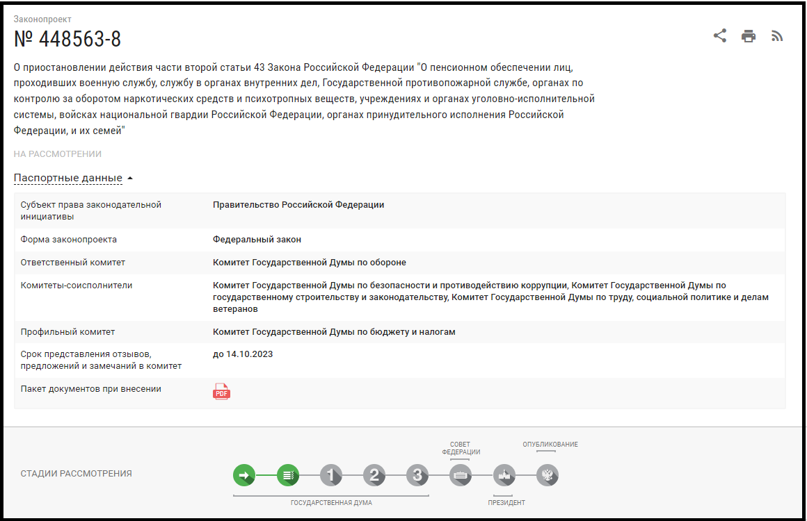 Документ опубликован в электронной базе нижней палаты парламента.