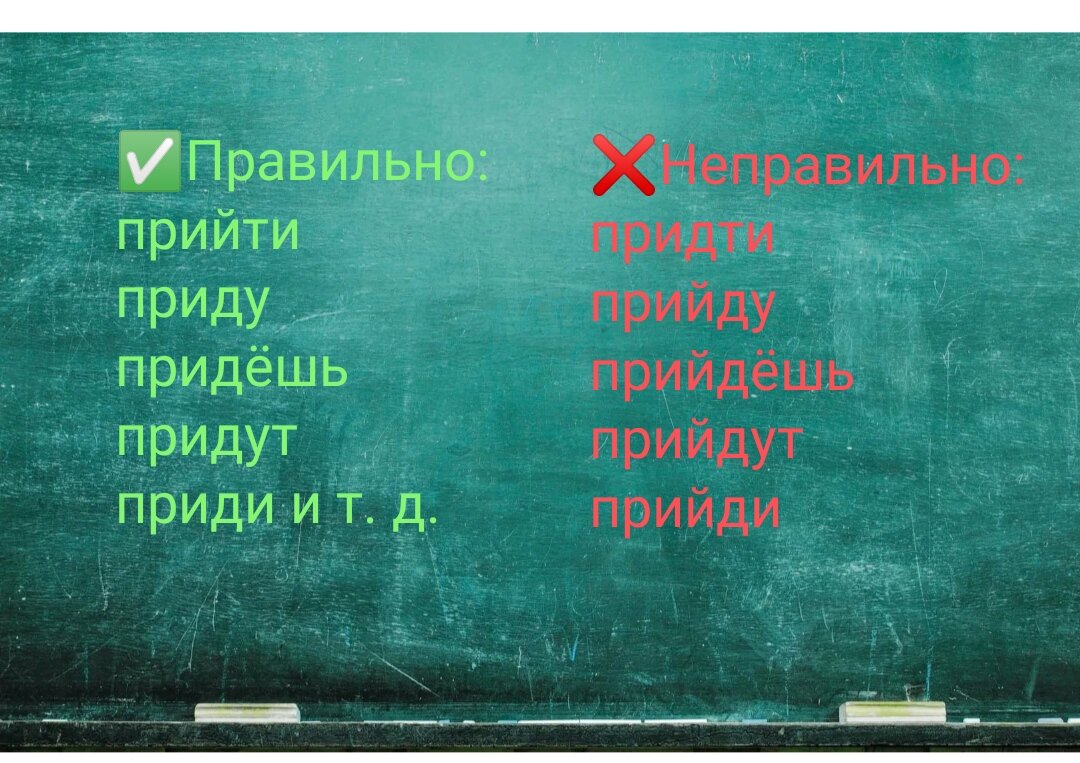 Как правильно пришло или прешло