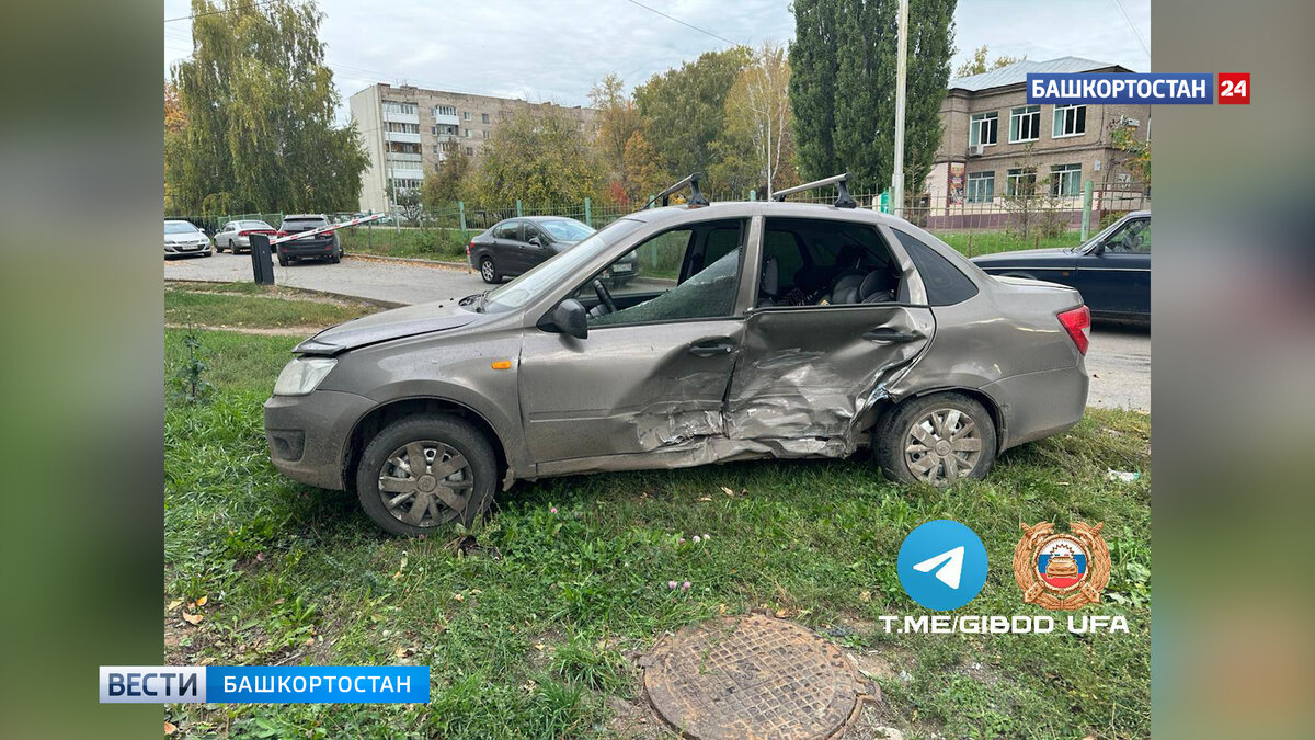    Неудачный разворот на улице Комсомольской в Уфе закончился аварией с пострадавшим