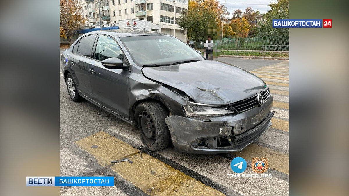    Неудачный разворот на улице Комсомольской в Уфе закончился аварией с пострадавшим