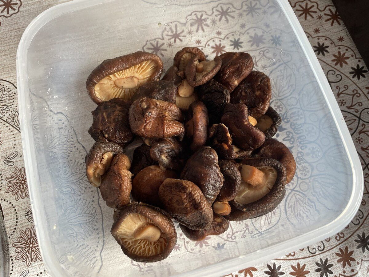 Промытые шиитаки