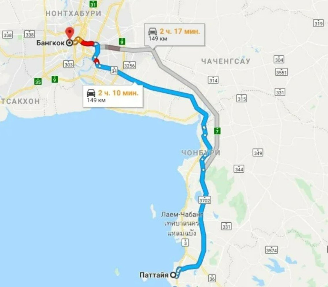 Такси паттайя бангкок аэропорт. Карта от Бангкока до Паттайи. Бангкок и Паттайя на карте. Маршрут Бангкок Паттайя. Такси из Бангкока до Паттайи.