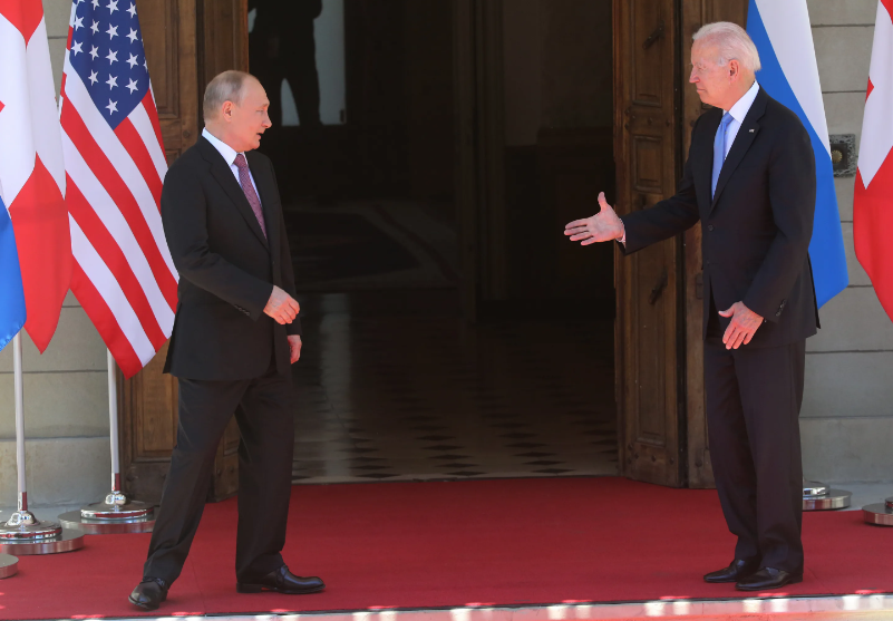 Владимир Путин и Джозеф Байден