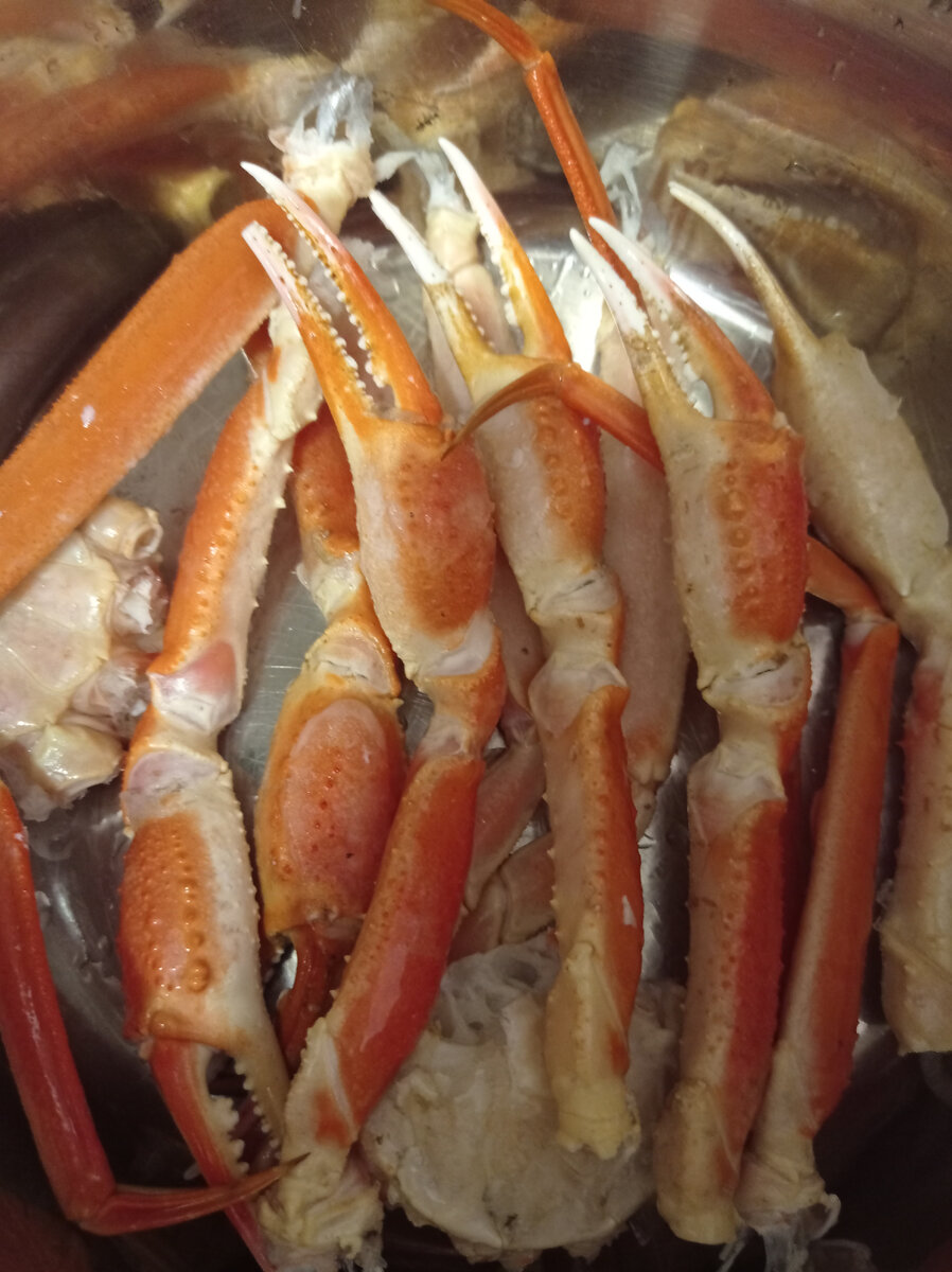 Готовые крабьи ножки