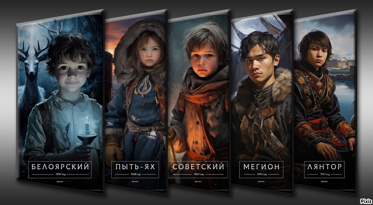    Ох уж эти детки: как выглядят города Югры в образе людей по мнению нейросети. 2 часть