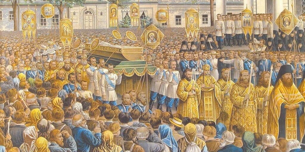 Прославление преподобного Серафима Саровского 19 июля/1 августа 1903 года