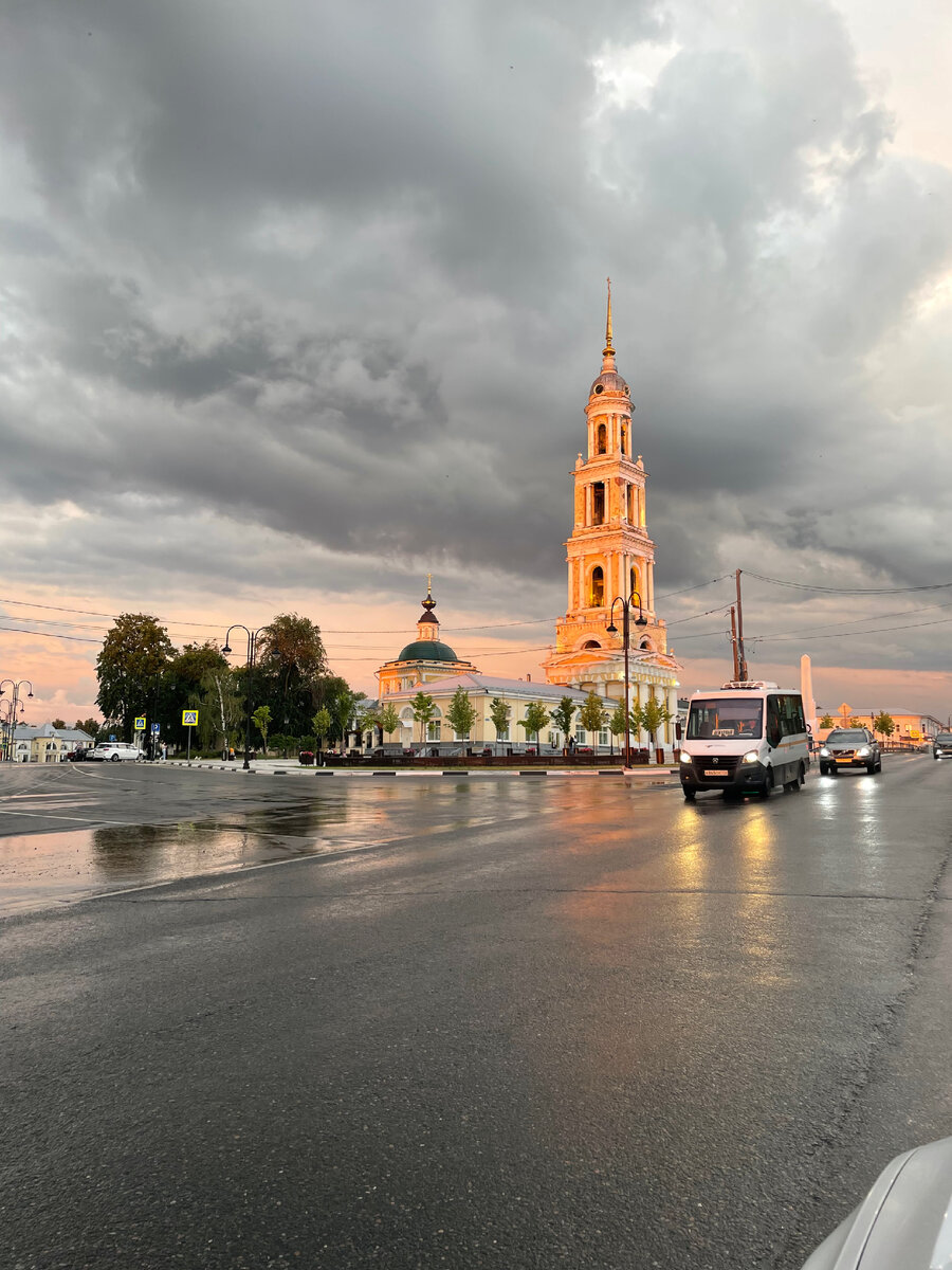 Коломна. Закат. Фото автора.