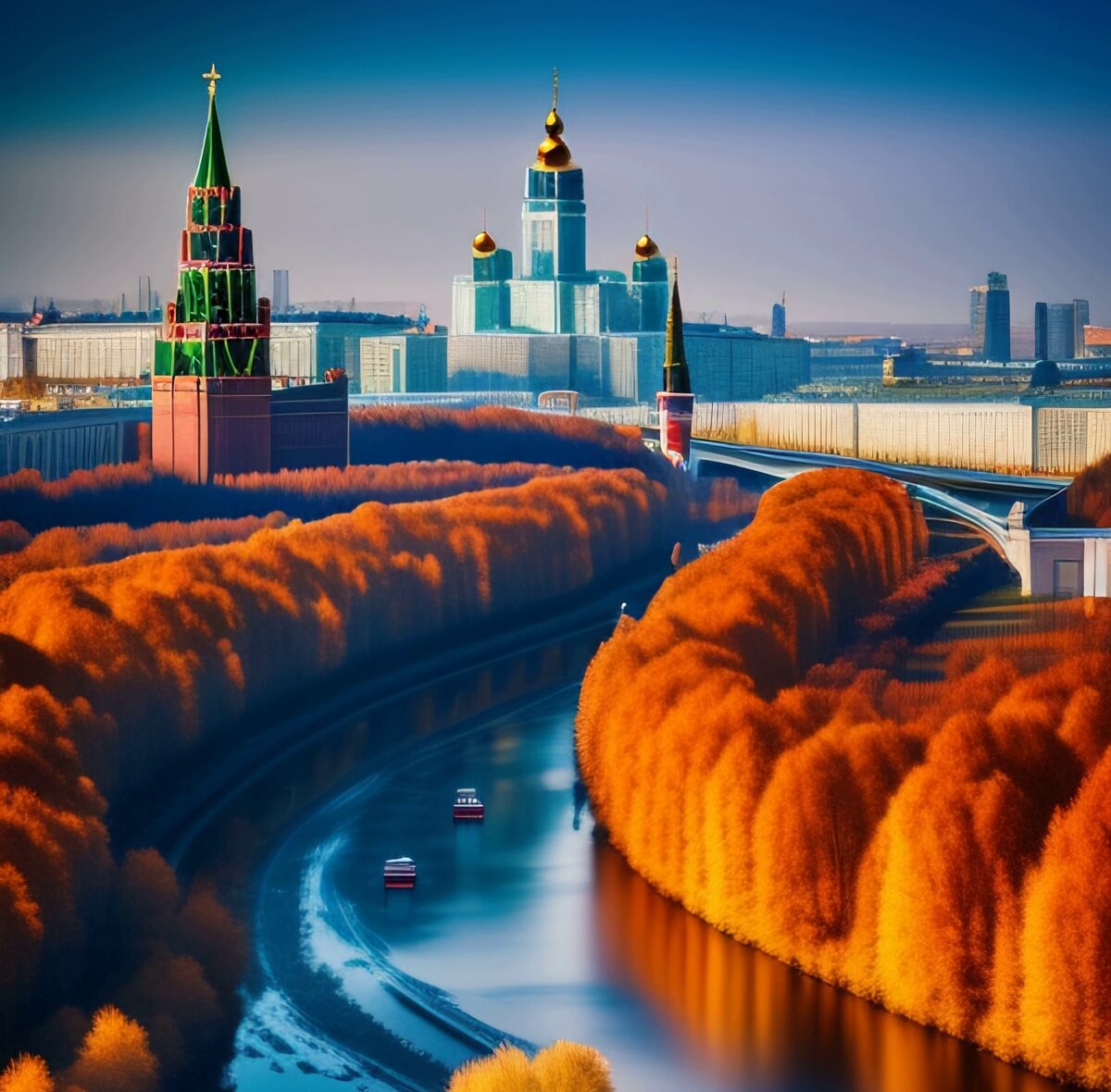 Москва, осень.