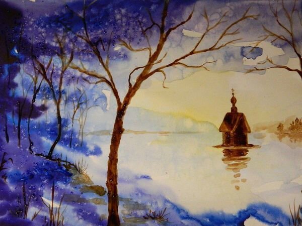 Микс акварели и кофе https://www.livemaster.ru/topic/1951347-videurok-sochetaem-akvarel-i-kofe-v-risunke