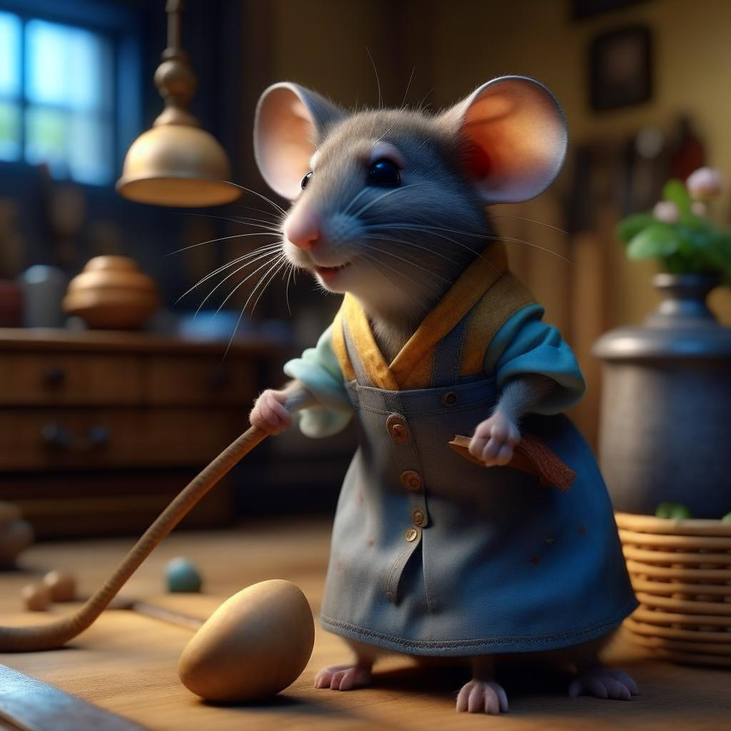 Воспитание - это, конечно, важно, но и про порядок забывать нельзя. А то мышата бегают и игрушки раскидывают, а убирать за собой не хотят. Вот тогда на помощь приходит младший воспитатель: он научит мышат убирать игрушки и наводить порядок. И многому ещё их научит, но, разумеется, только вместе с воспитателем. 