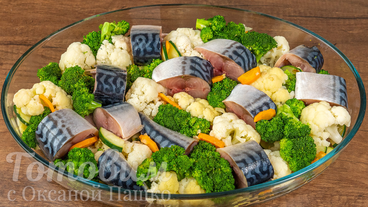 Скумбрия запеченная с овощами - пошаговый рецепт с фото на Готовим дома