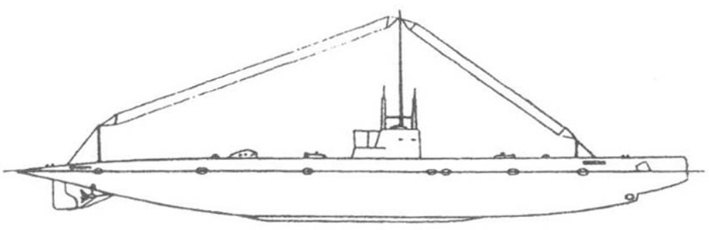 Итальянская подводная лодка с именем "Аргонаута"