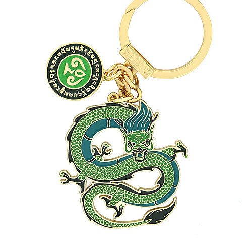 Амулет - Брелок "Зелёный дракон".