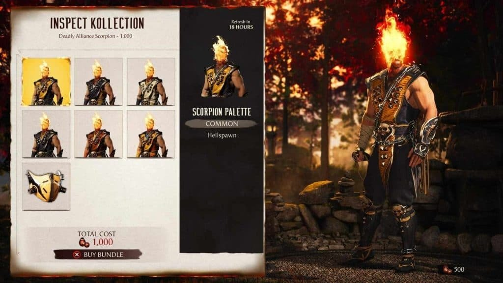     Легендарный скин на Скорпиона