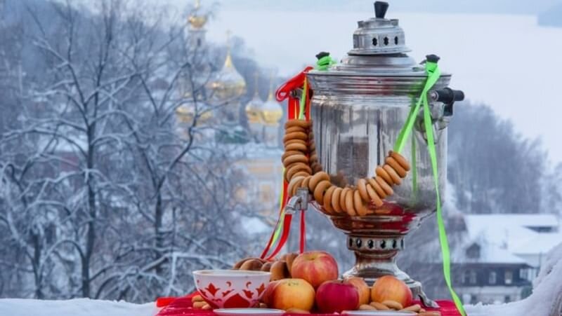 самовар и баранки