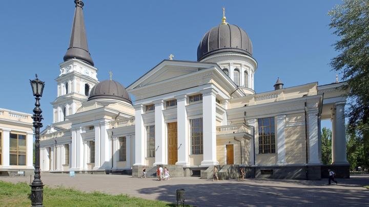 СПАСО-ПРЕОБРАЖЕНСКИЙ СОБОР, ОДЕССА - ЗДЕСЬ С ОЧЕРЕДНЫМИ МИФАМИ О "РУССКОЙ АГРЕССИИ" ВЫСТУПИЛ ЖОЗЕП БОРРЕЛЬ. ANDREY NEKRASOV/IMAGEBROKER.COM/GLOBALLOOKPRES