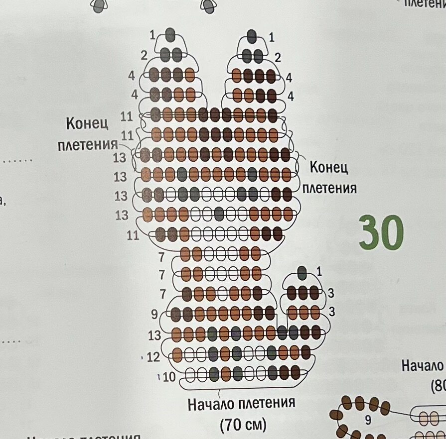 Котенок из бисера в технике параллельное плетение.