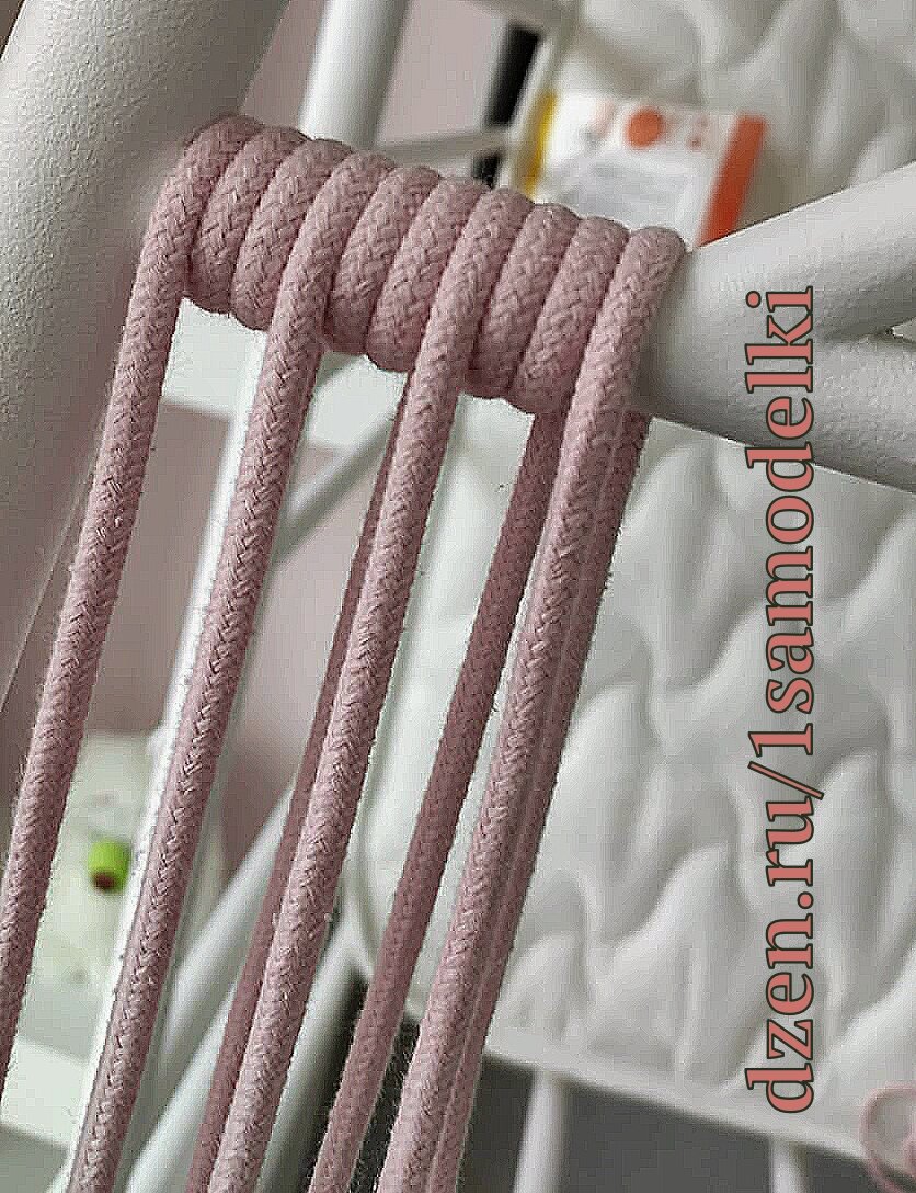 Сетка для детской кроватки (макраме) своими руками