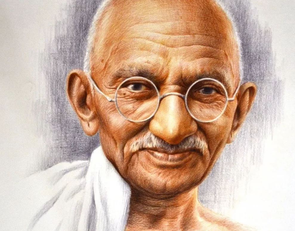 Карамчанд ганди. Махатма Ганди. Портрет Махатмы Ганди. Махатма Ганди (1869-1948). Мохандас Карамчанд Ганди.