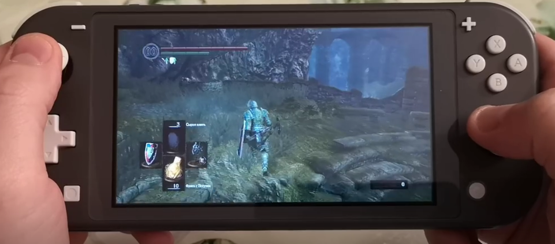 Gameplay Dark Souls на Nintendo Switch Lite 