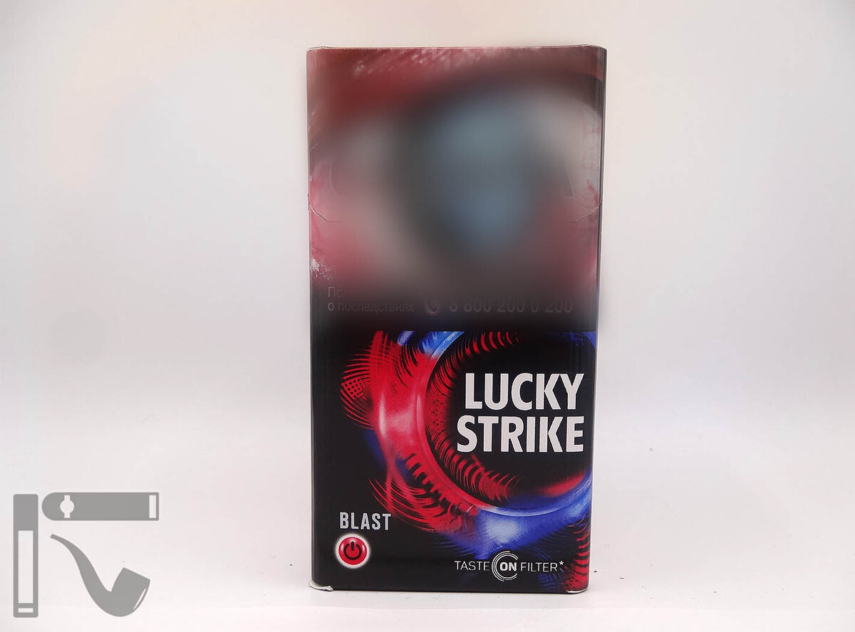 Сигареты Lucky Strike Blast. Фото: © канал "Уголок Курильщика"