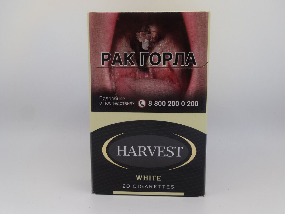 Сигареты Harvest White. Фото: © канал "Уголок Курильщика"