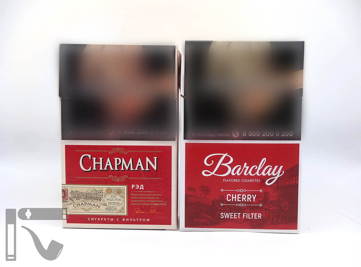 Chapman Red и Barclay Cherry. Фото: © канал "Уголок Курильщика"