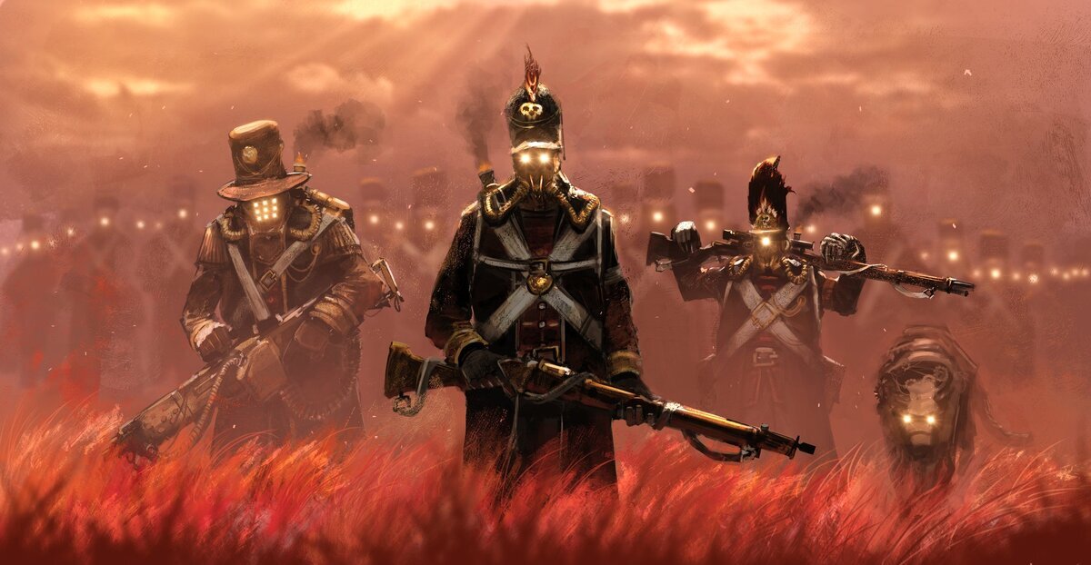 Картина: «Красная прогулка», цикл война 1895 года, художник: Николас Максон-Франкомб