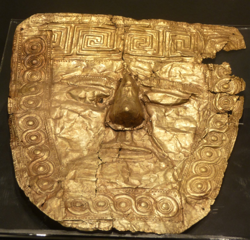 Золотая маска из Требениште 