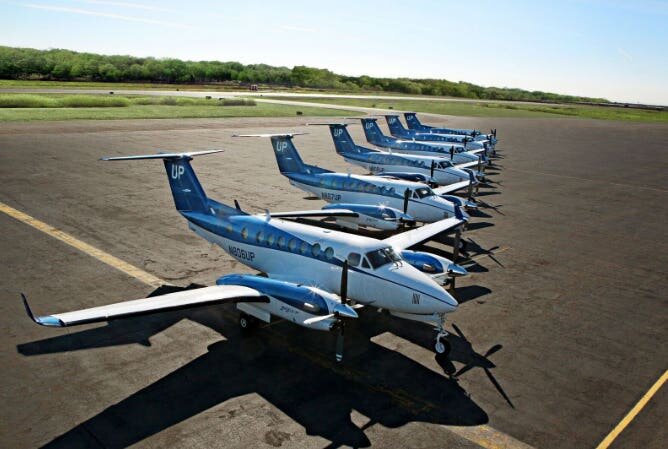По словам экспертов, у King Air 350i, используемого Wheels Up, один из лучших туалетов среди небольших самолетов. Фото: WHEELS UP