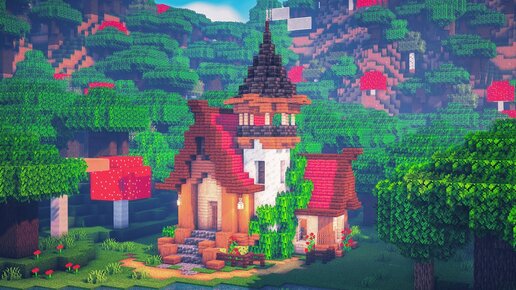 Minecraft - Постройки. Как построить красивый дом за 5 минут в майнкрафт? Как сделать красивый дом?