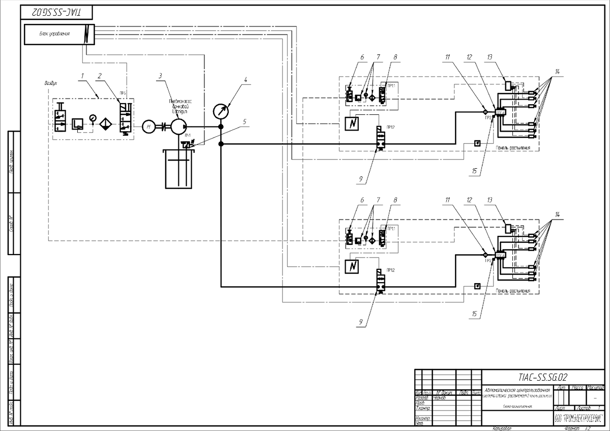 Схема принципиальная АЦСС