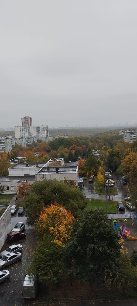 Фото Ясенево в районе Литовского бульвара. Вид на Москву