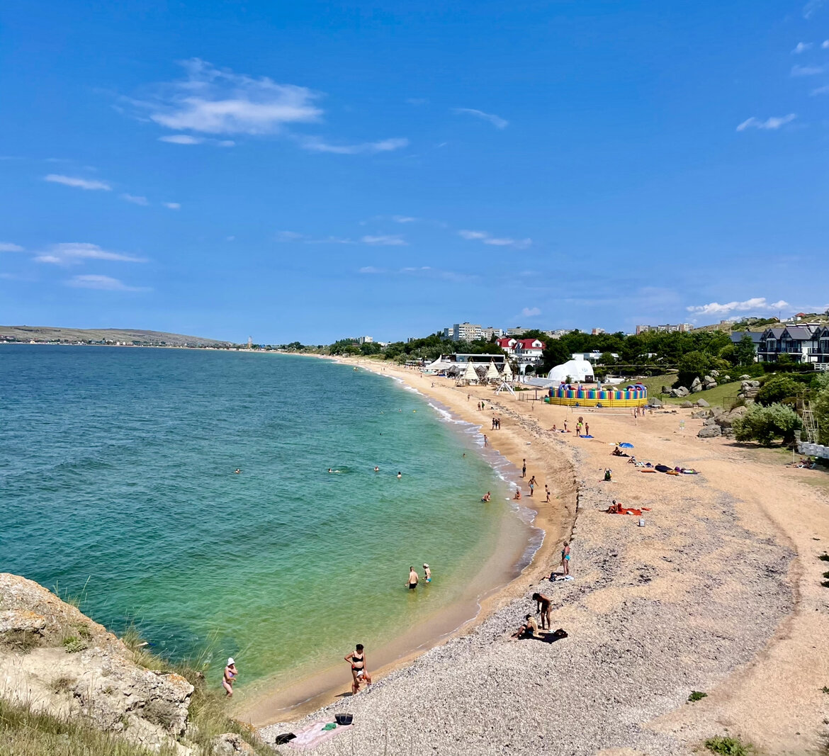 Щелкино азовское море фото Какое море выбрать в Крыму Черное или Азовское