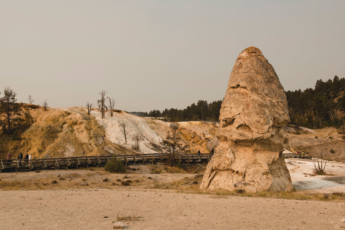 Йеллоустонский национальный парк (Liberty Cap in Yellowstone National Park, США). Фото
из личного архива автора.
