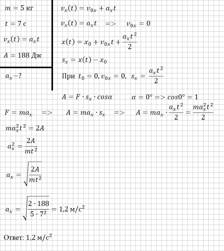 Решение и ответ