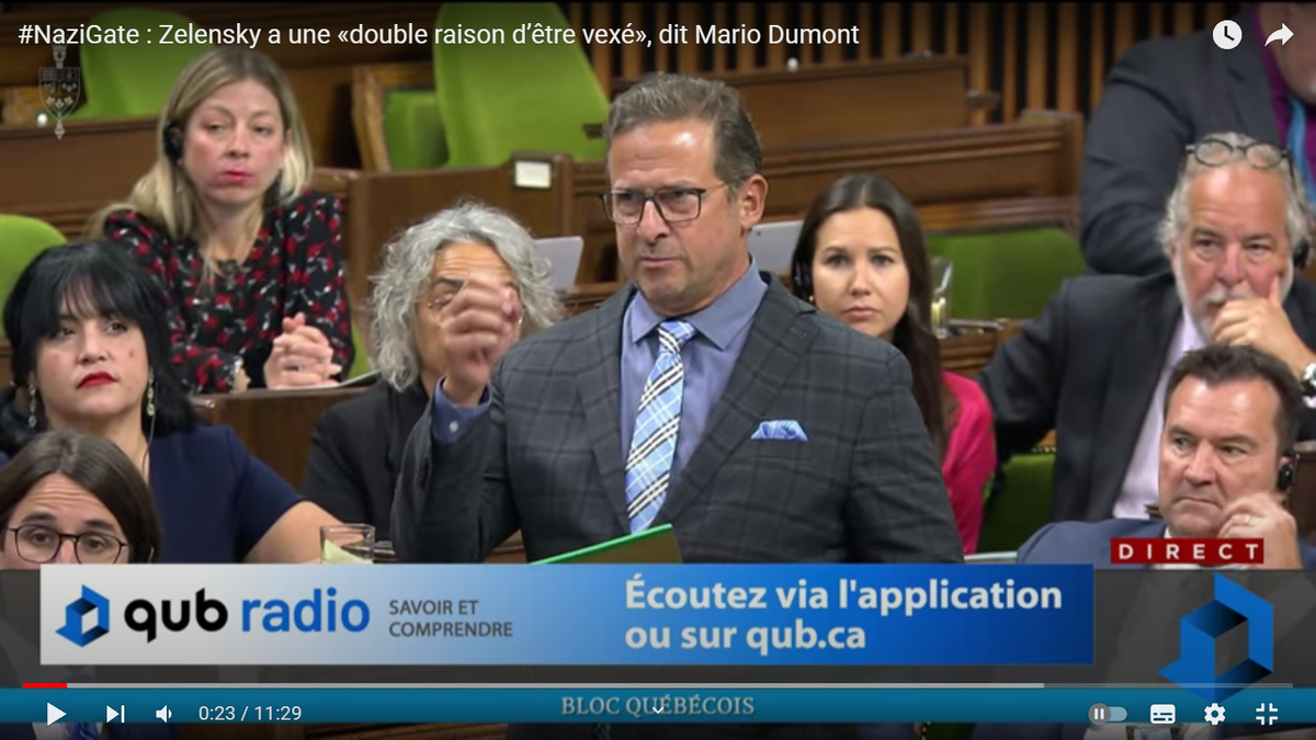 Ив-Франсуа Бланше. Скриншот из передачи с канала QUB Radio с сайта YouTube