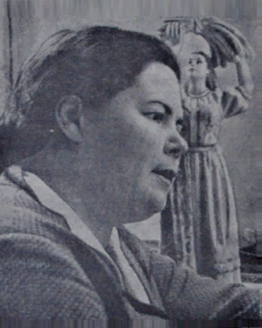 Н.А. Малышева (1914-1983). Фото из дулёвской многотиражки "Новатор" от 1961-го года. Фото взято из свободного доступа в интернете.