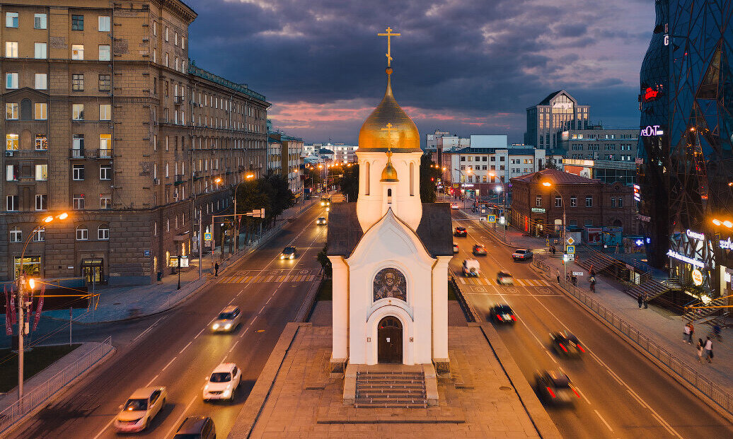 Новосибирск, Часовня Николая Чудотворца на Красном проспекте (новая)