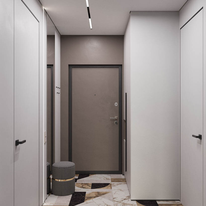 Лаконичный стиль прихожей