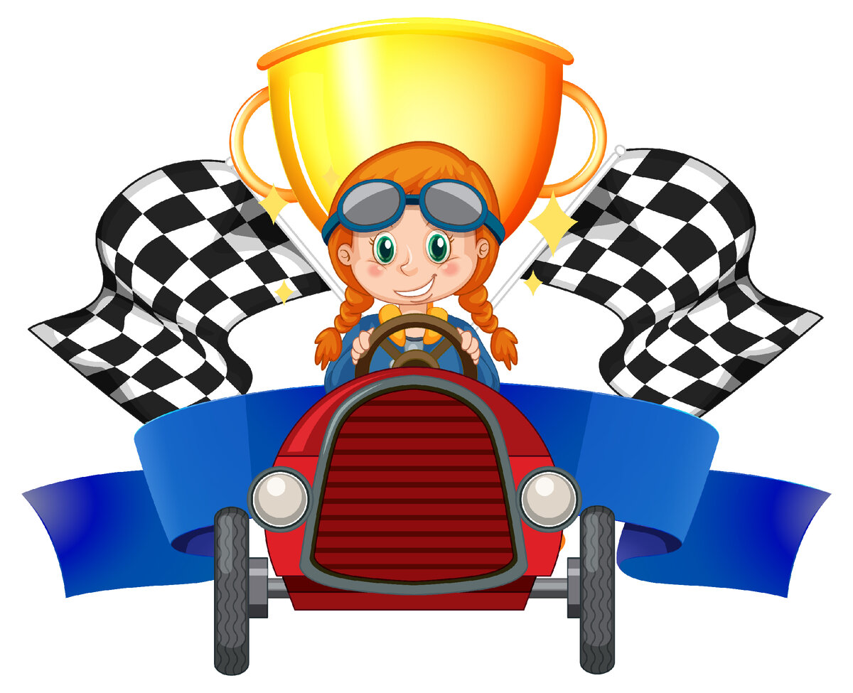 <a href="https://ru.freepik.com/free-vector/girl-driver-with-trophy-and-race-flag_22302165.htm#query=%D0%B7%D0%B0%20%D1%80%D1%83%D0%BB%D0%B5%D0%BC%20%D1%81%D0%BE%D1%80%D0%B5%D0%B2%D0%BD%D0%BE%D0%B2%D0%B0%D0%BD%D0%B8%D1%8F&position=16&from_view=search&track=ais">Изображение от brgfx</a> на Freepik