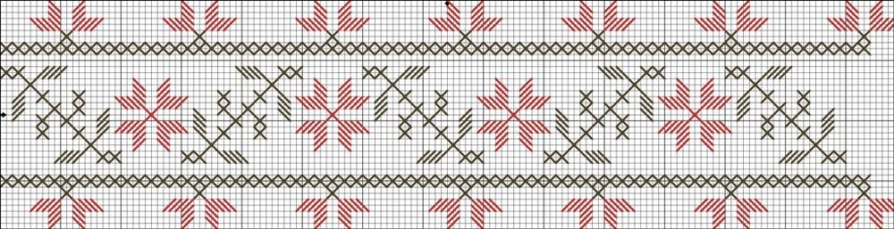 Схема счетной вышивки