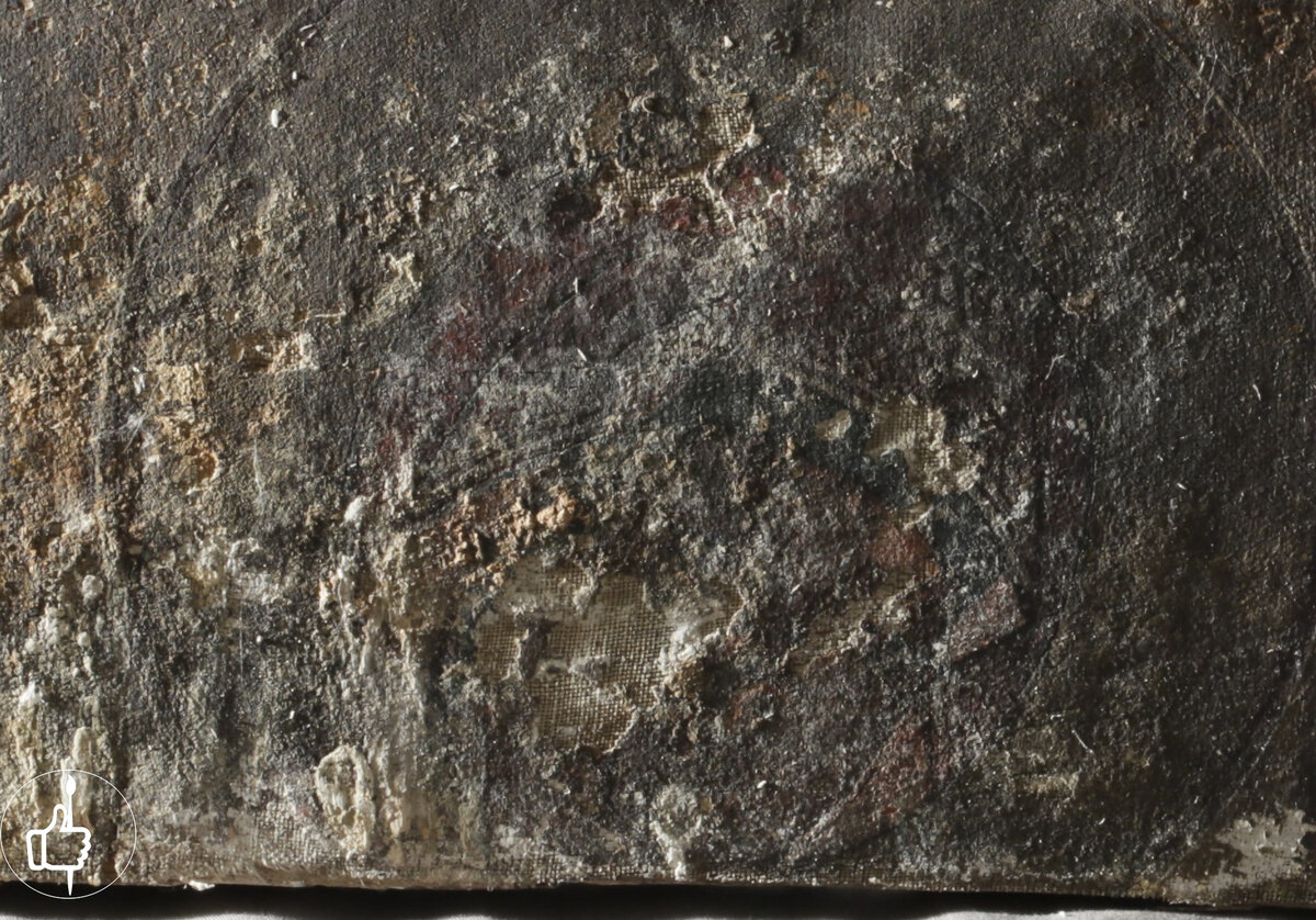 Фрагмент центральной части, боковое освещение.