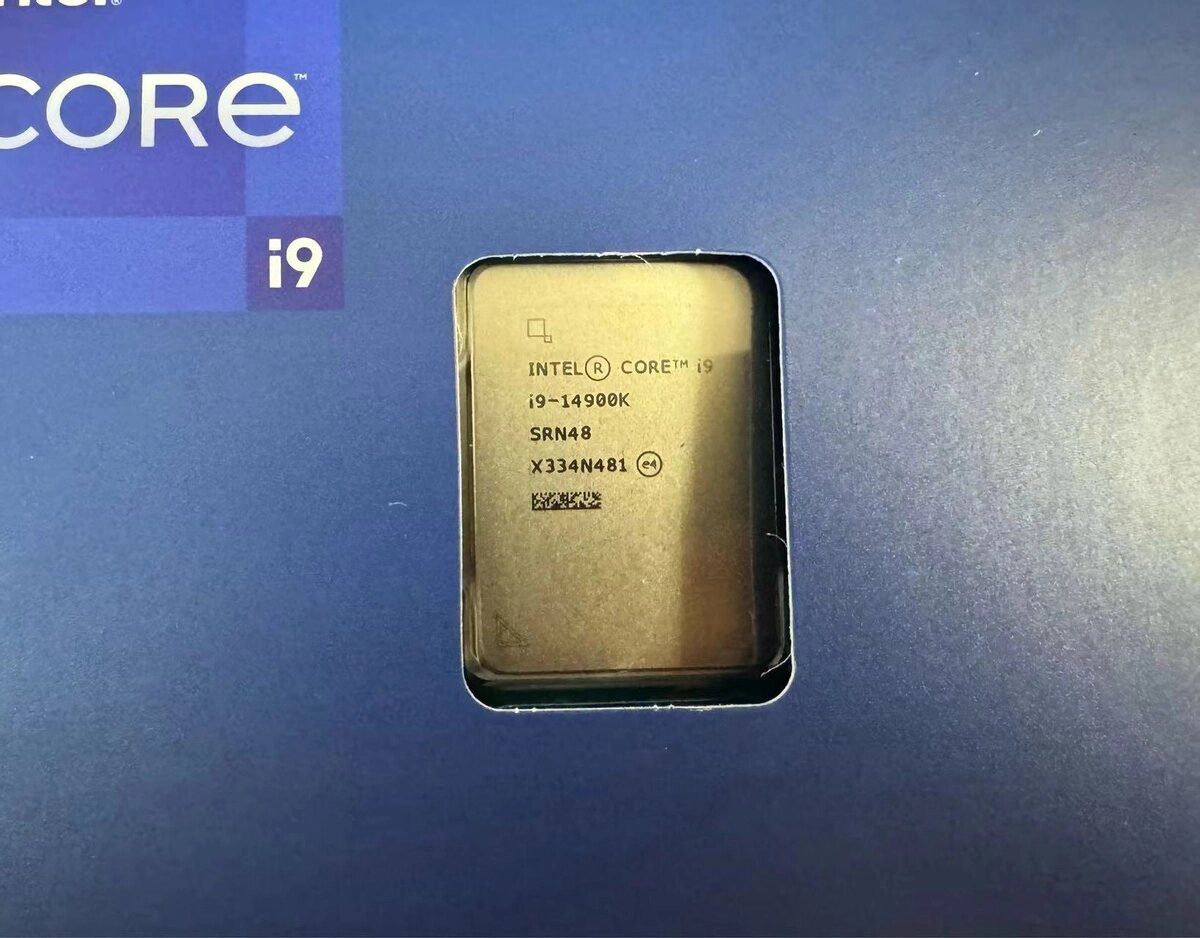 I9 14900k. Упаковка процессора