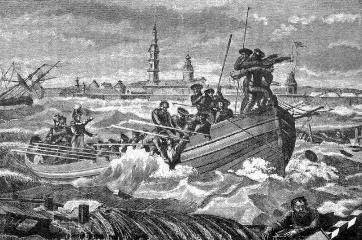    1824 год, когда произошло одно из самых разрушительных наводнений.