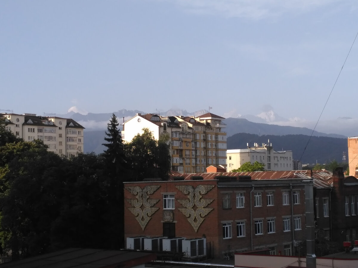 Вид из окна гостиницы