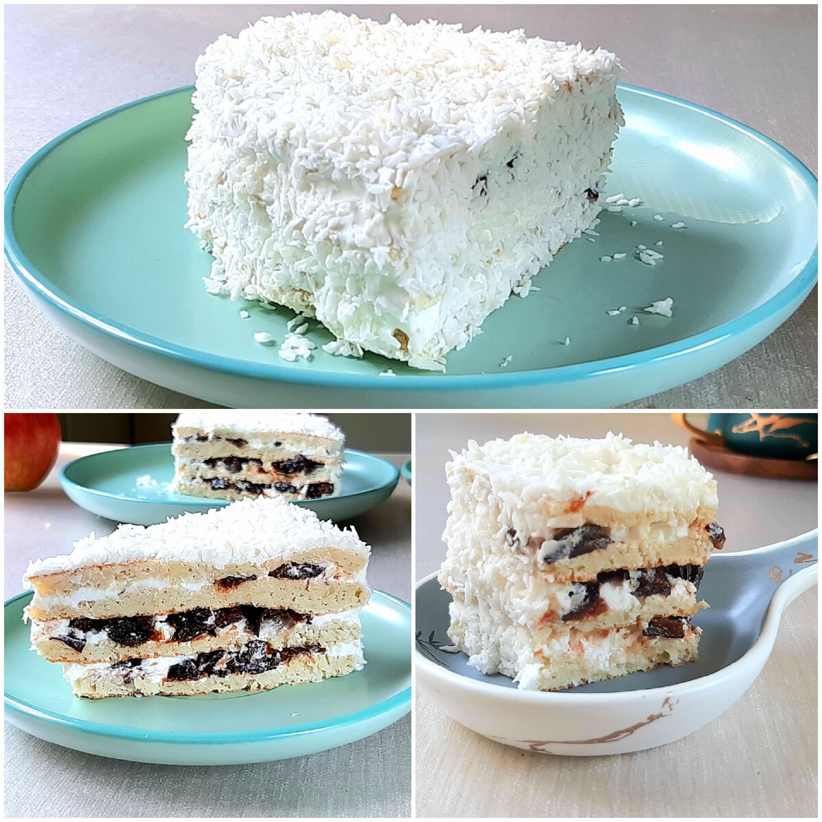 Дублирую кокосовый десерт от Валентины. Просто для настроения. 