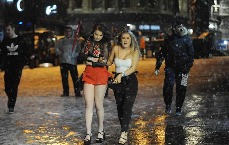 Девушки зимой. Фото из интернета